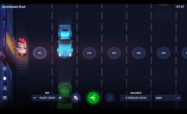 L'Impitoyable Vitesse d'Uncrossable Rush : Jouez sur le Slot en Ligne en France à France
